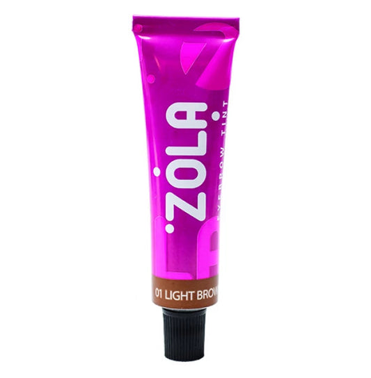01 Light brown Eyebrow dye with collagen ZOLA Eyebrow Tint, 15 ml / TUBE