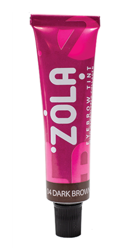 ZOLA Eyebrow Tint With Collagen 04 Dark Brown 15ml.