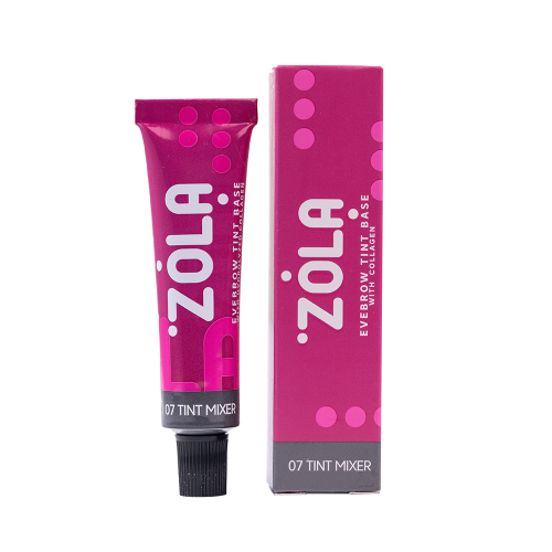 ZOLA Eyebrow Tint Base With Collagen 07 Tint Mixer 15ml.