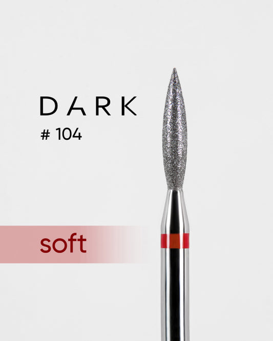 DIAMOND NAIL BIT DARK NO. 104 RED FLAME 021