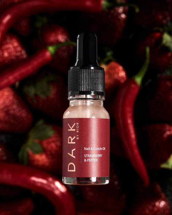 DRY CUTICLE OIL DARK STRAWBERRY & PEPPER, 10 ML