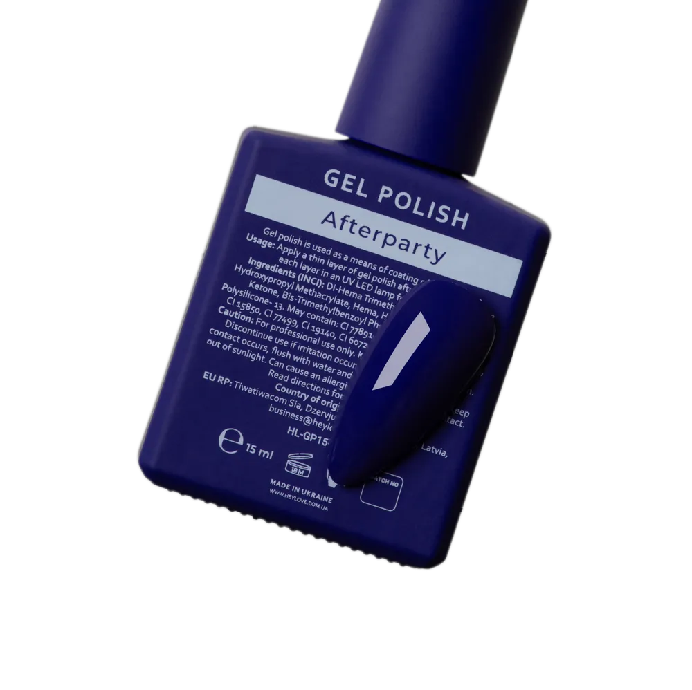 HEYLOVE. GEL POLISH, AFTERPARTY, 15 ML