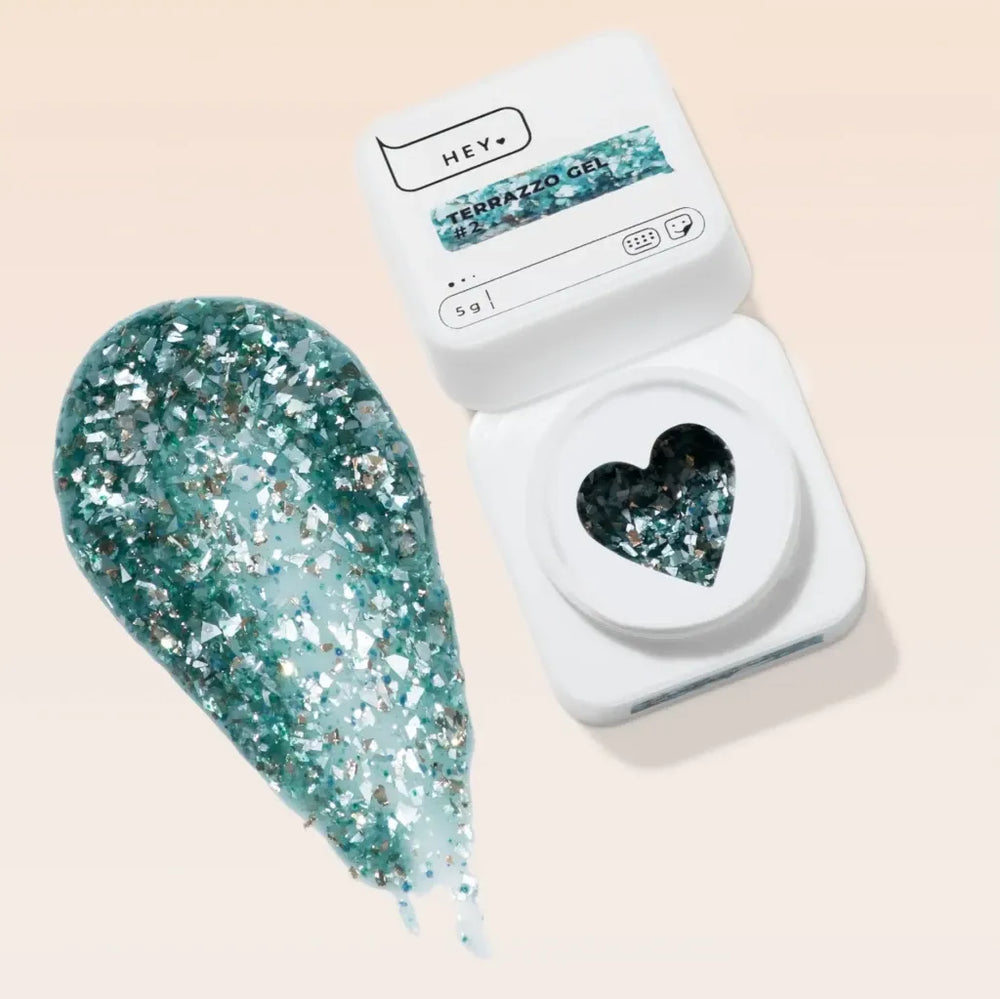 HEYLOVE. TERRAZZO GEL, #2, 5 G, GEL FOR DESIGN