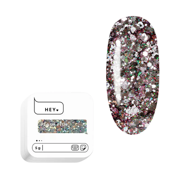 HEYLOVE. FLASH FISH, #1, 5 G, DESIGN GEL