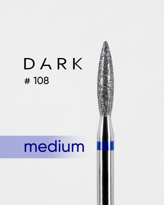 DIAMOND NAIL BITS DARK №108 BLUE FLAME 023