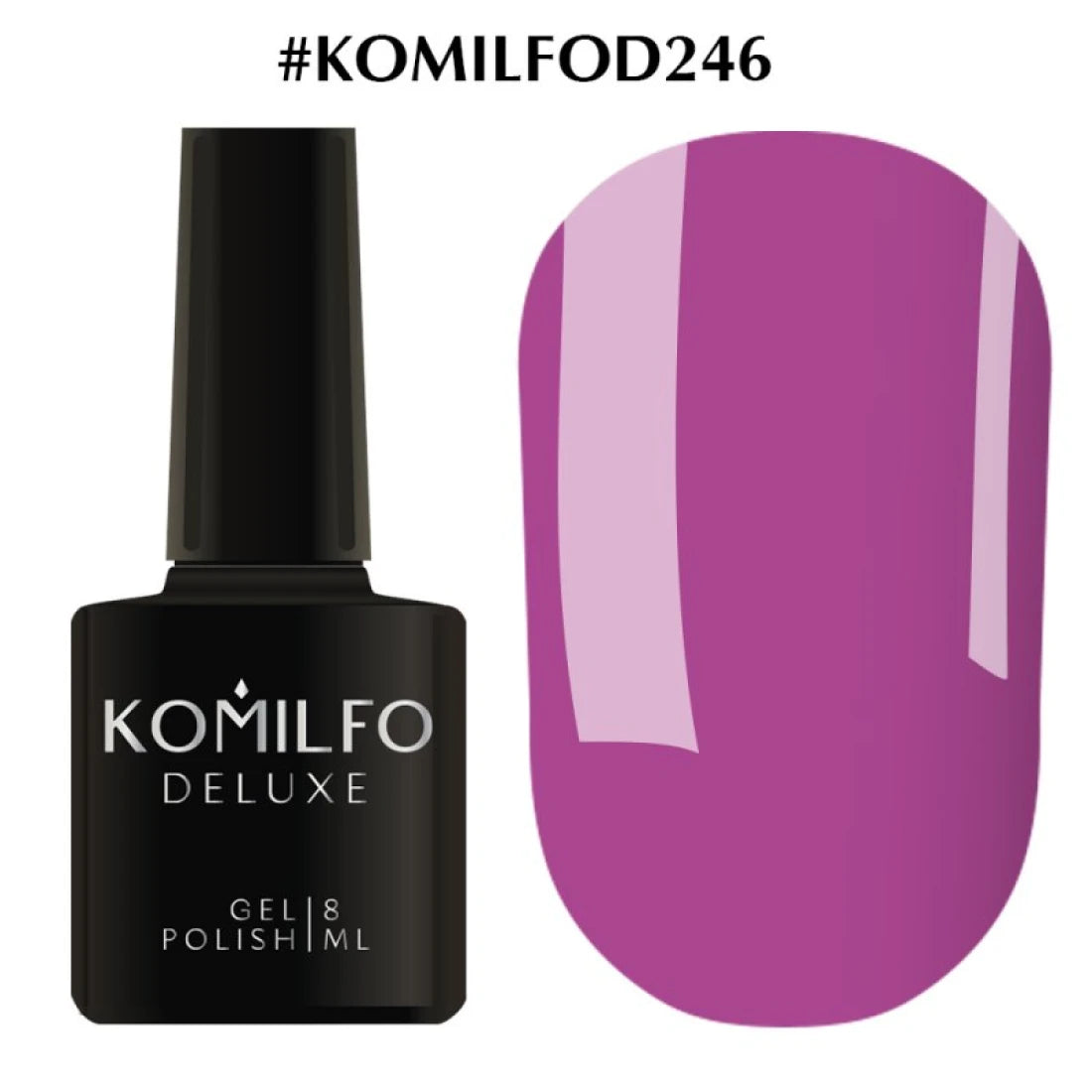 DELUXE GEL POLISH D246, 8 ML KOMILFO