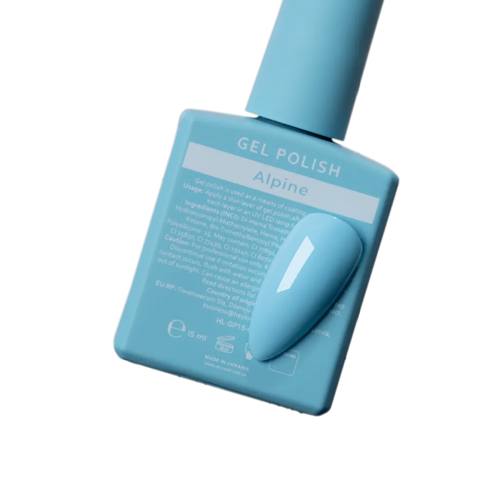 HEYLOVE. GEL POLISH, ALPINE, 15 ML