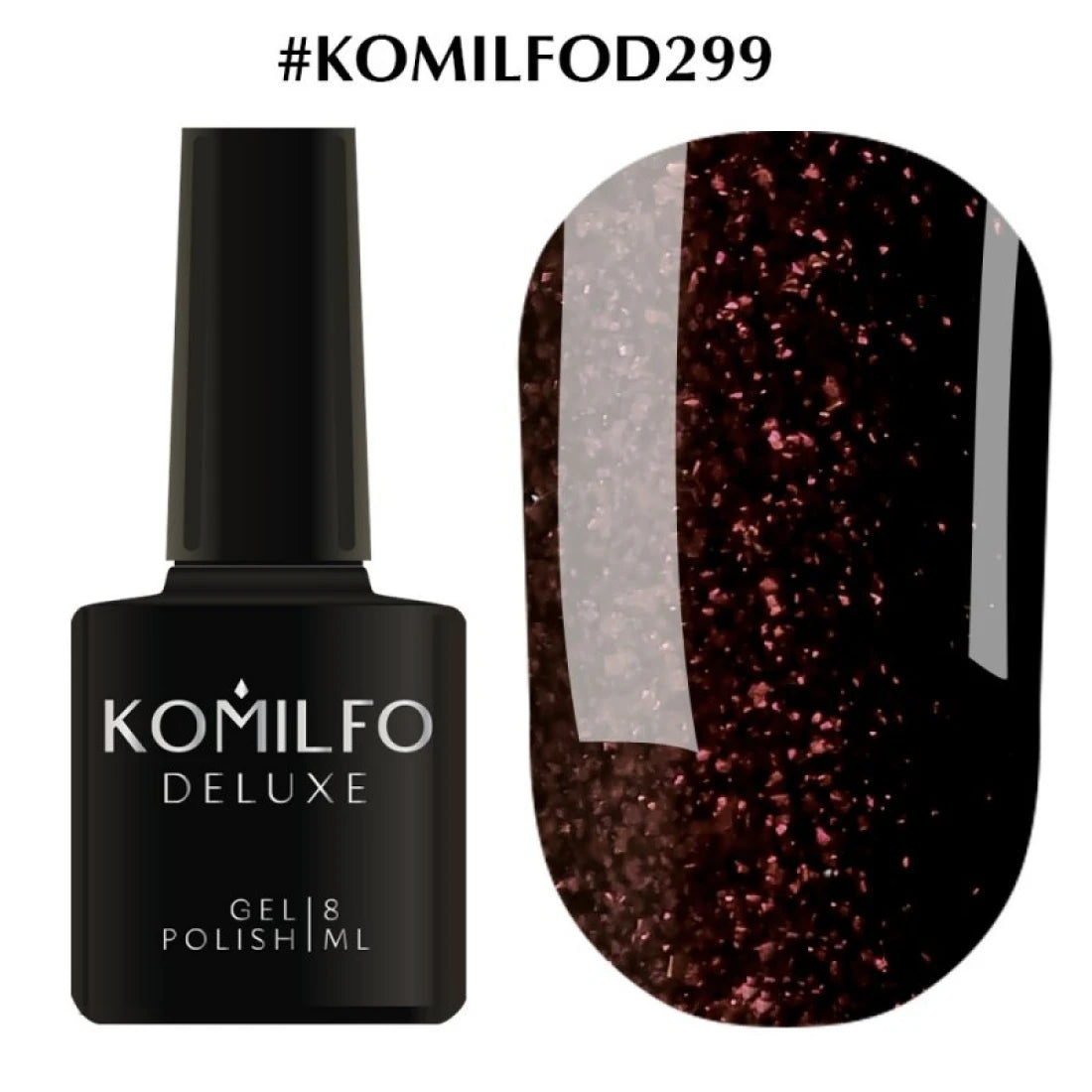 DELUXE GEL POLISH D299, 8 ML KOMILFO