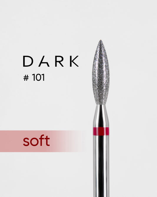 DIAMOND  NAIL BIT  DARK №101 RED FLAME 024