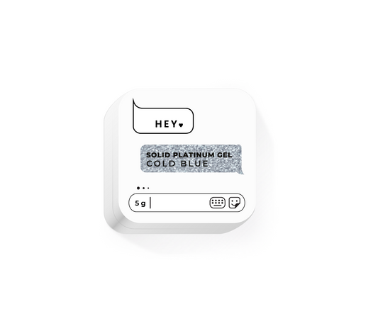 HEYLOVE. SOLID PLATINUM GEL, COLD BLUE, 5 G