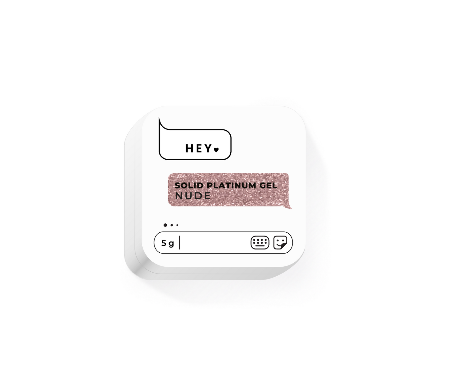 HEYLOVE. SOLID PLATINUM GEL, NUDE, 5 G