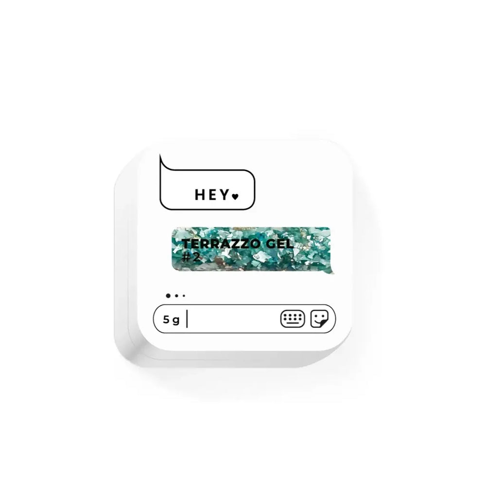HEYLOVE. TERRAZZO GEL, #2, 5 G, GEL FOR DESIGN