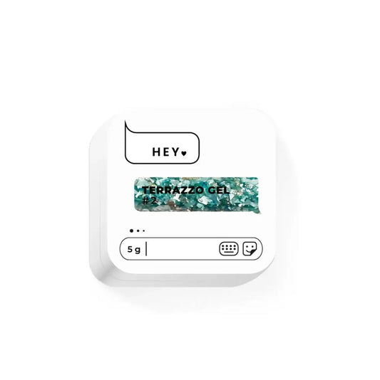 HEYLOVE. TERRAZZO GEL, #2, 5 G, GEL FOR DESIGN