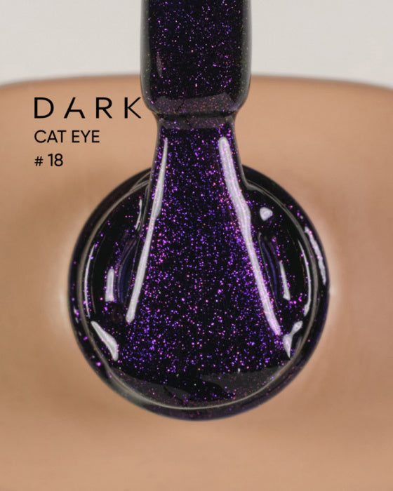 DARK GEL POLISH CAT EYE 18, 6 ML