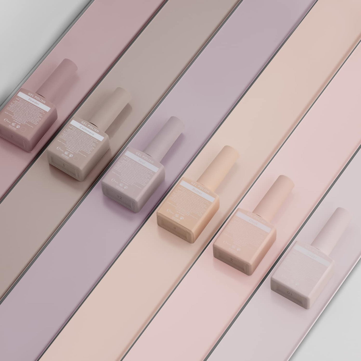 HEYLOVE. GEL POLISH, CHALK, 15 ML