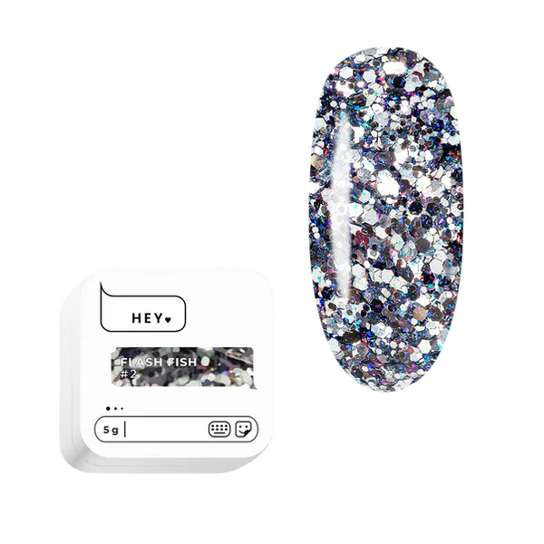 HEYLOVE. FLASH FISH, #2, 5 G, DESIGN GEL