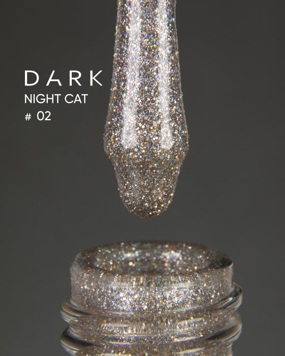 DARK GEL POLISH NIGHT CAT 02, 10 ML