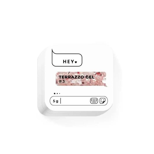 HEYLOVE. TERRAZZO GEL, #3, 5 G, GEL FOR DESIGN