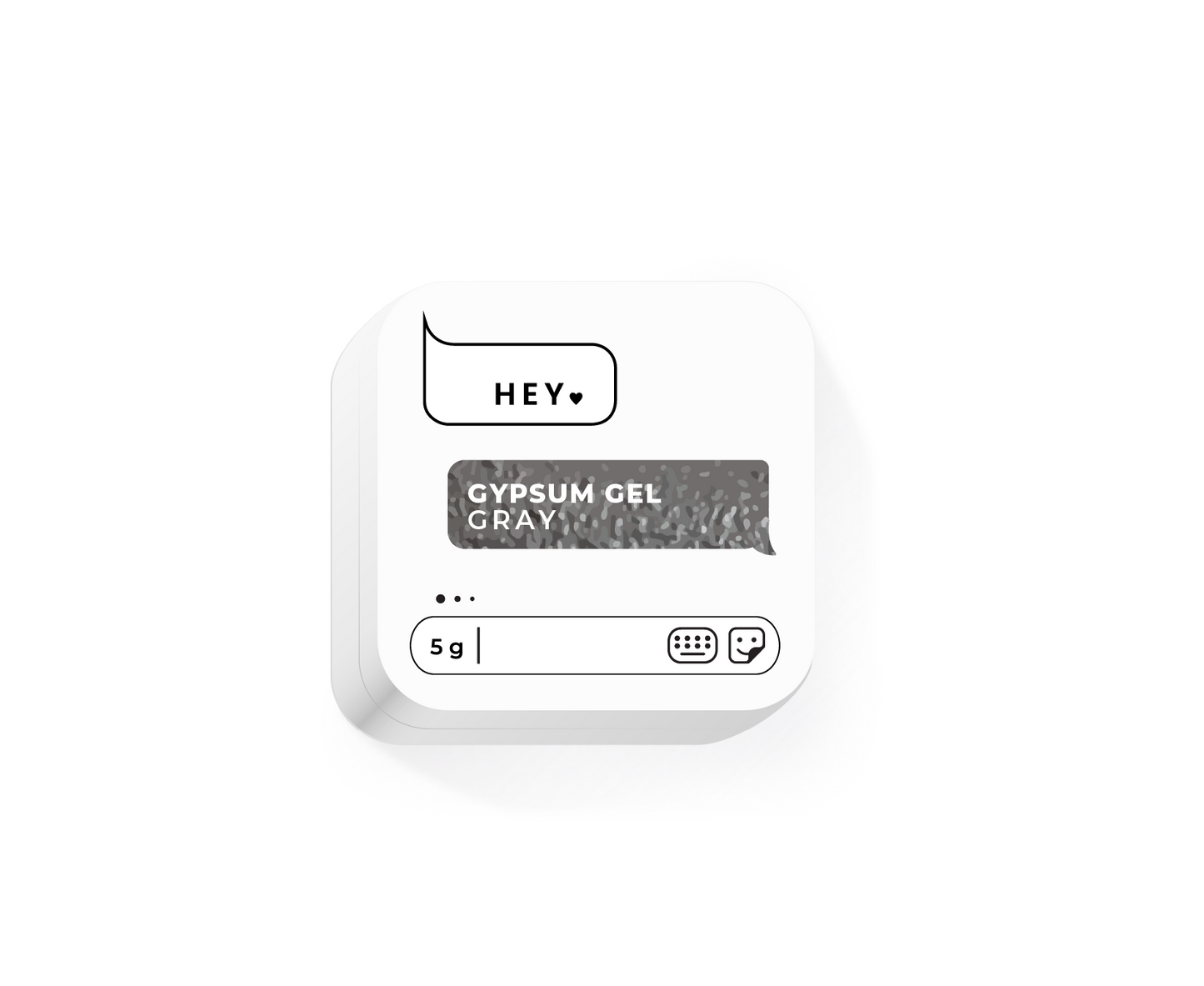 HEYLOVE. GYPSUM GEL, GRAY, 5 G