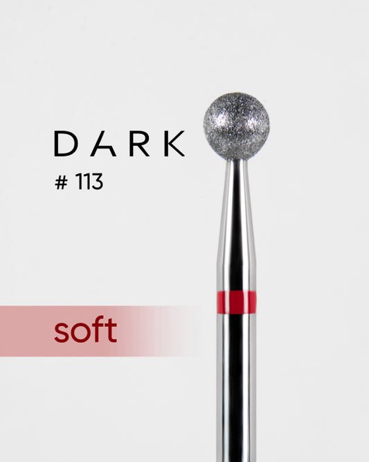 DIAMOND NAIL BIT  DARK №113 RED BALL 040