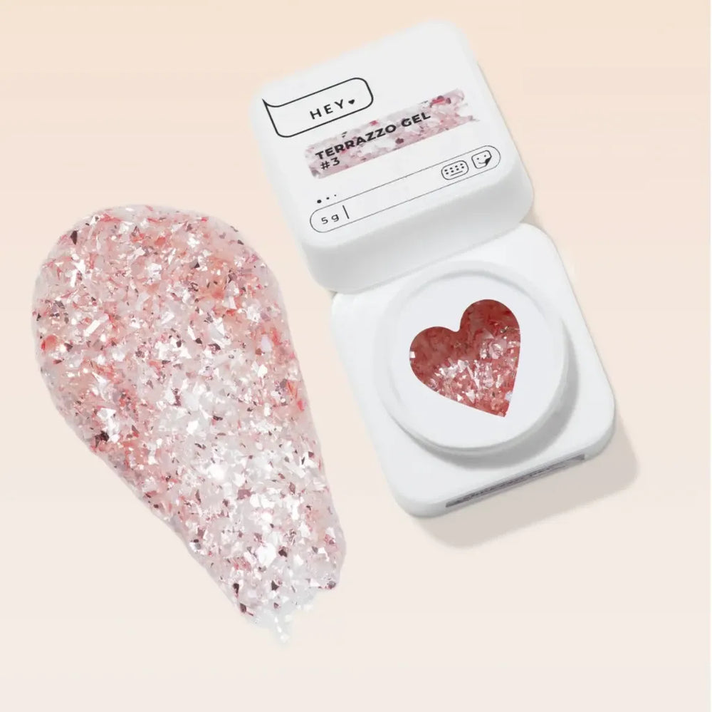 HEYLOVE. TERRAZZO GEL, #3, 5 G, GEL FOR DESIGN