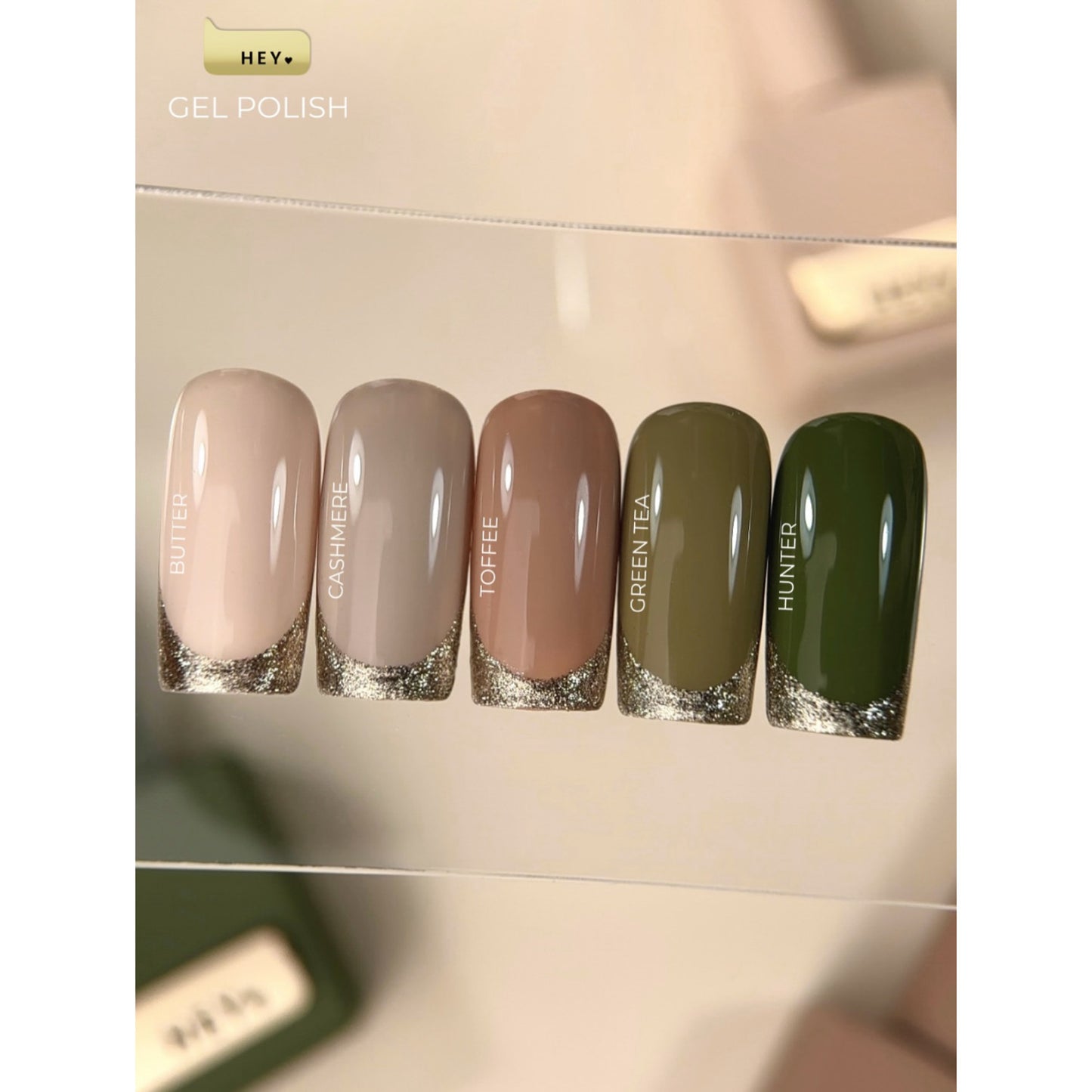 HEYLOVE. GEL POLISH, CASHMERE, 15 ML