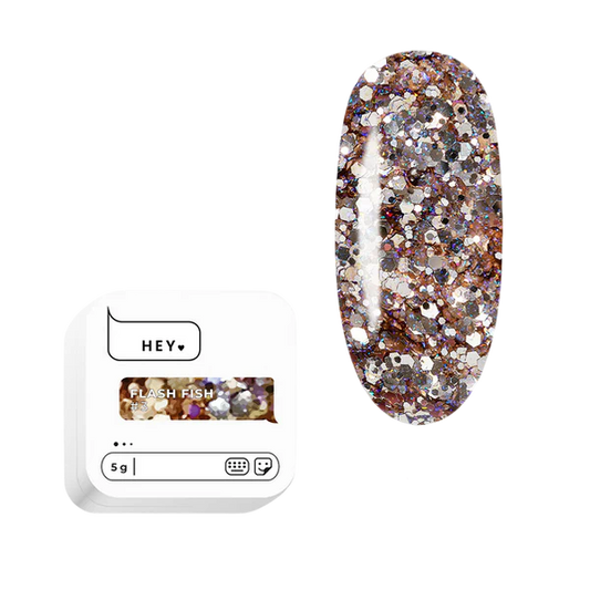 HEYLOVE. FLASH FISH, #3, 5 G, DESIGN GEL