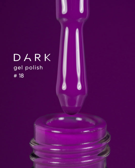 DARK GEL POLISH  18, 10 ML