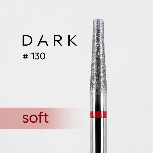 DIAMOND NAIL BIT DARK №130 RED TRUNCATED CONE 025