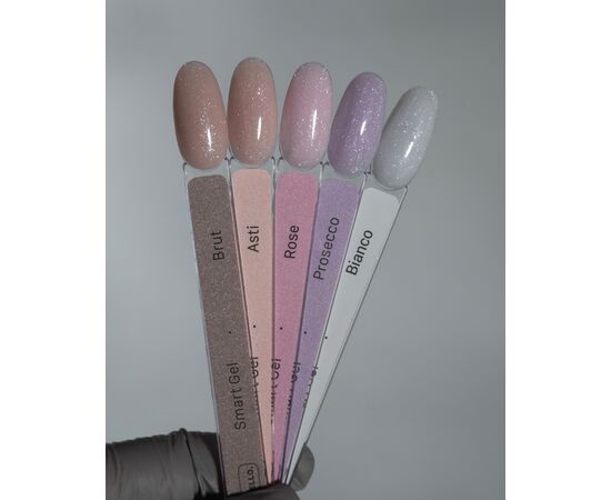 HELLO. Smart builder gel, ASTI, 15 ml, building gel with shimmer