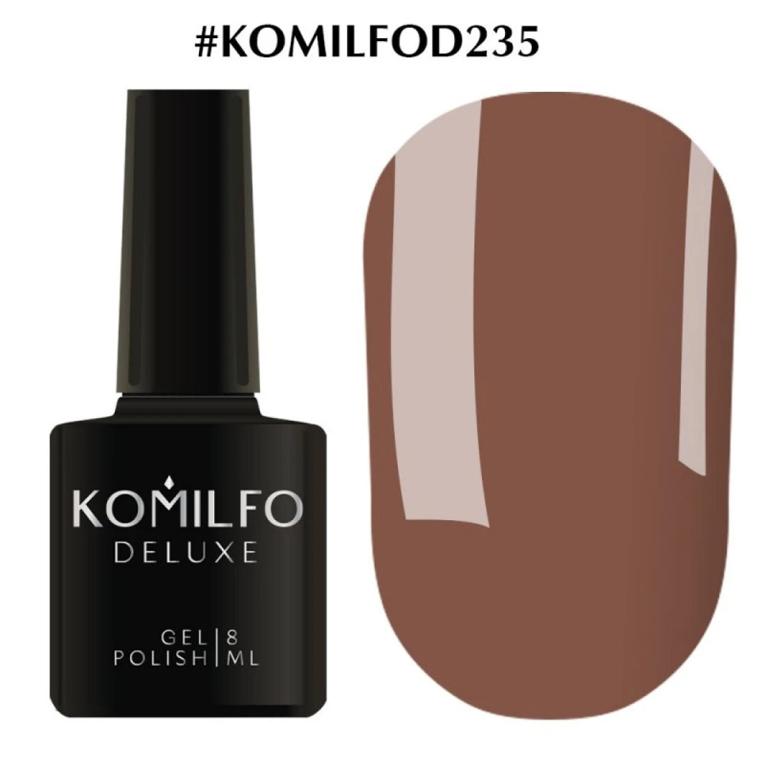 DELUXE GEL POLISH D235, 8 ML KOMILFO