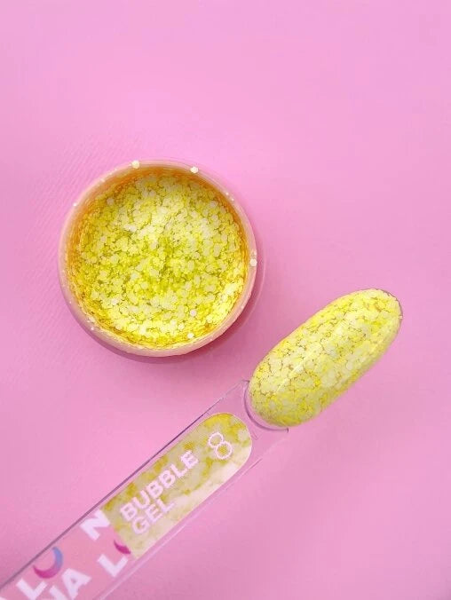 Glitter for nails Bubble Gel No. 8 5ml