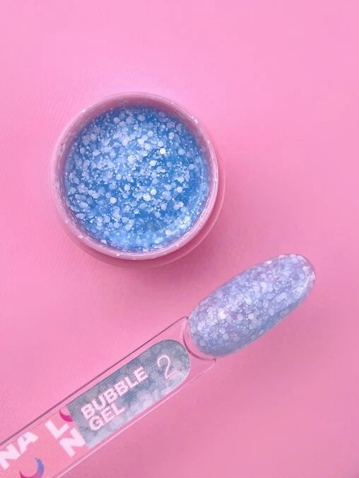 Glitter for nails Bubble Gel No. 2 5ml