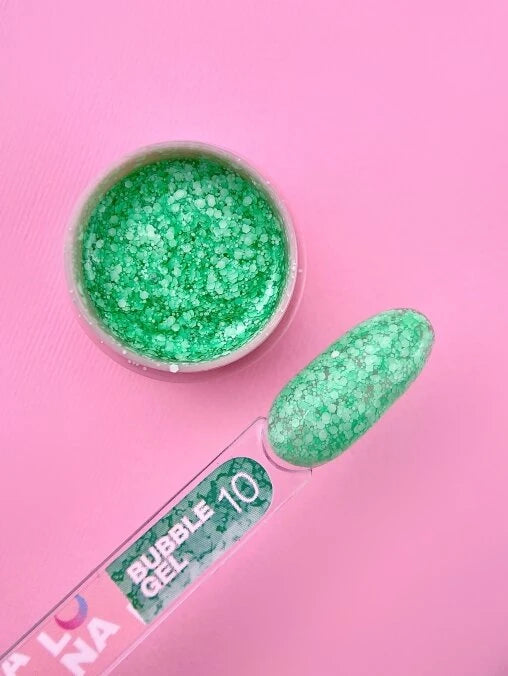 Glitter for nails Bubble Gel No. 10 5ml