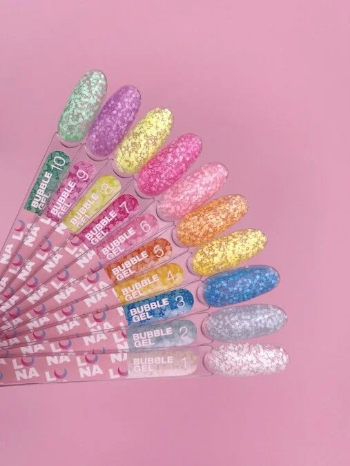Glitter for nails Bubble Gel No. 2 5ml