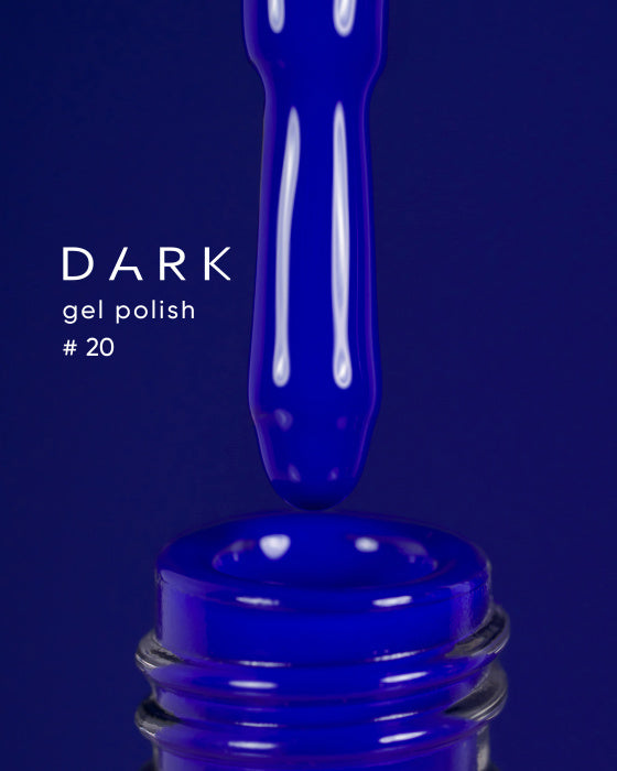Dark gel polish 20, 10 ml