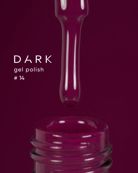 Dark gel polish 14, 8 ml