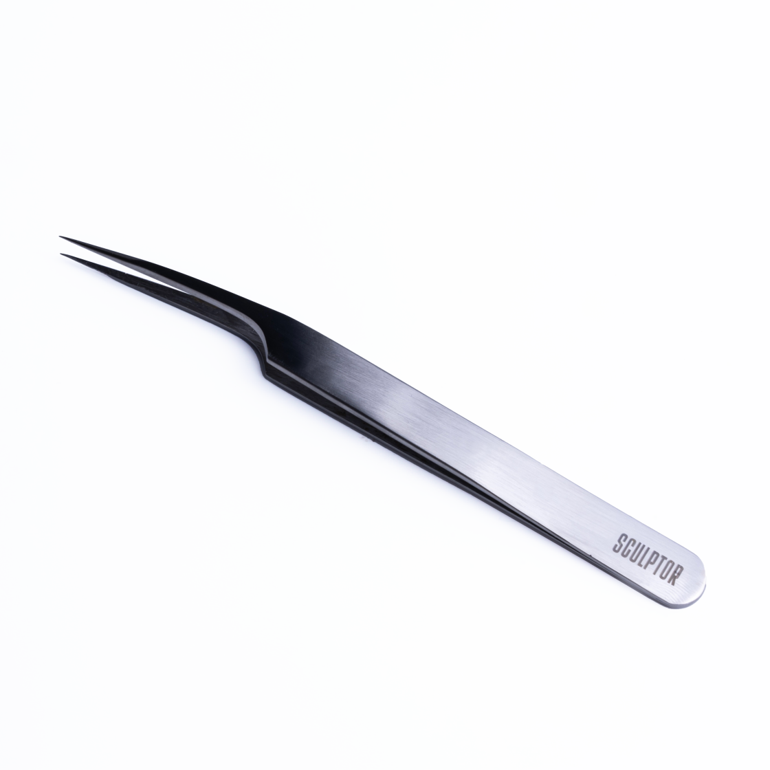 Tweezers for eyelash extension № 01, SCULPTOR