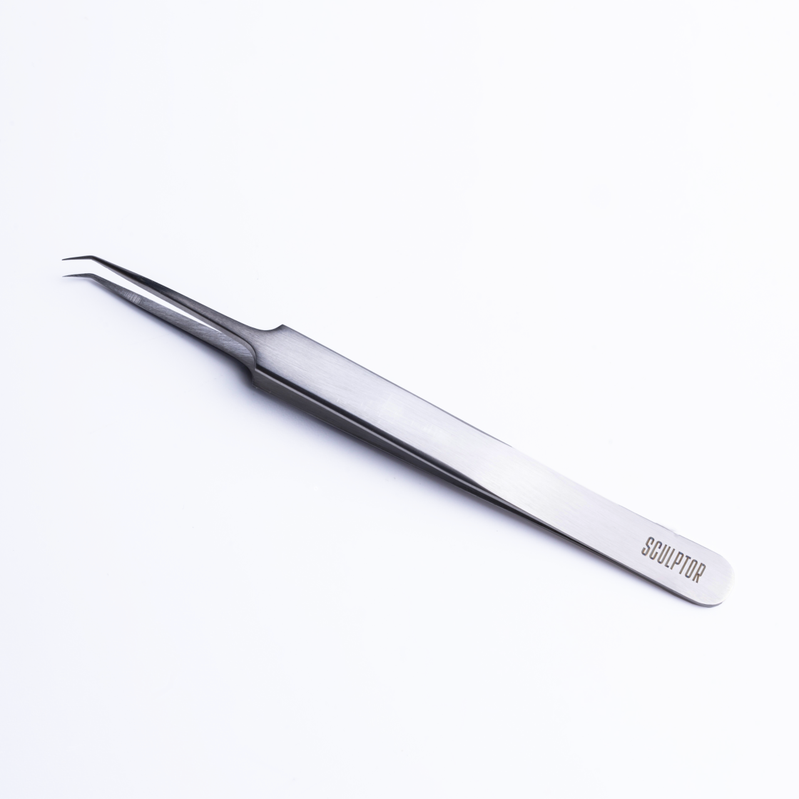 Tweezers for eyelash extension № 011, SCULPTOR