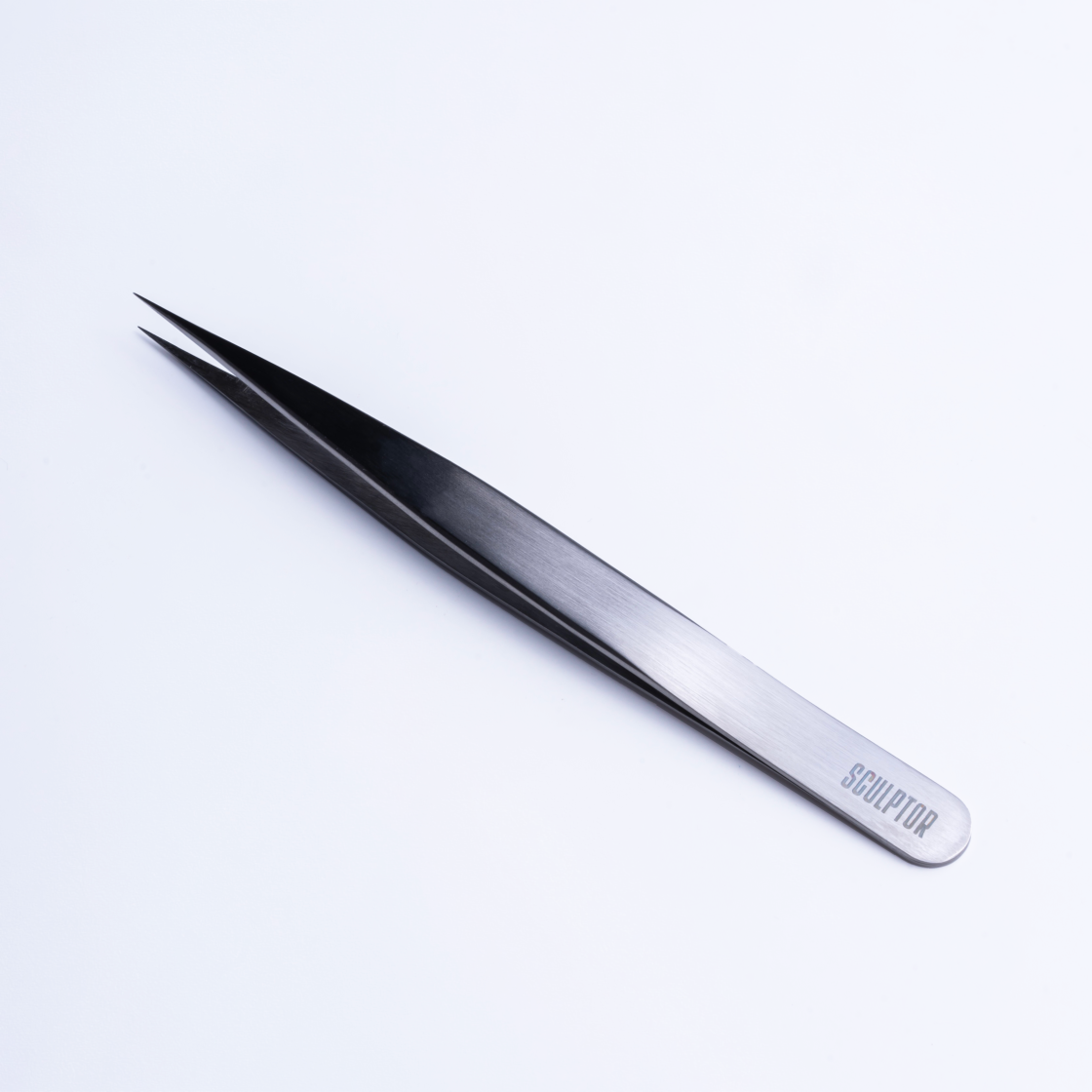 Tweezers for eyelash extension №09, SCULPTOR