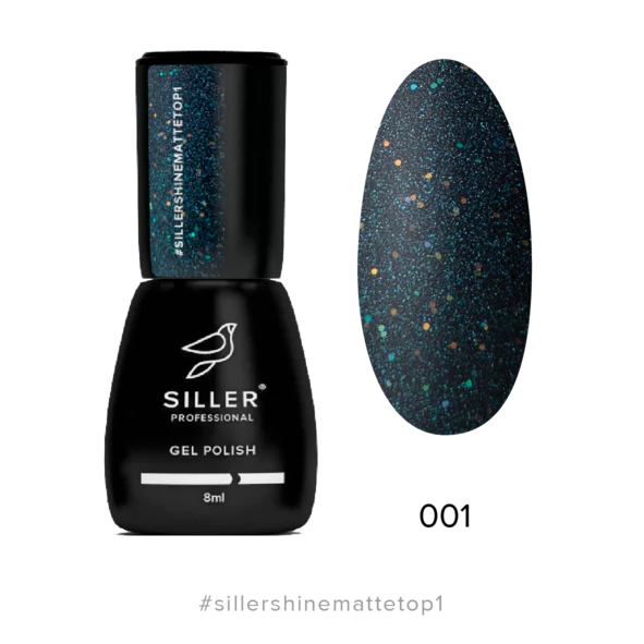 Top Matt Shine №1 8 ml Siller