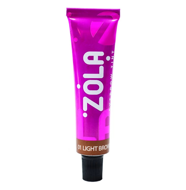 01 Light brown Eyebrow dye with collagen ZOLA Eyebrow Tint, 15 ml / TUBE