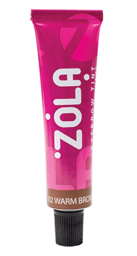 ZOLA Eyebrow Tint With Collagen 02 Warm Brown 15ml.