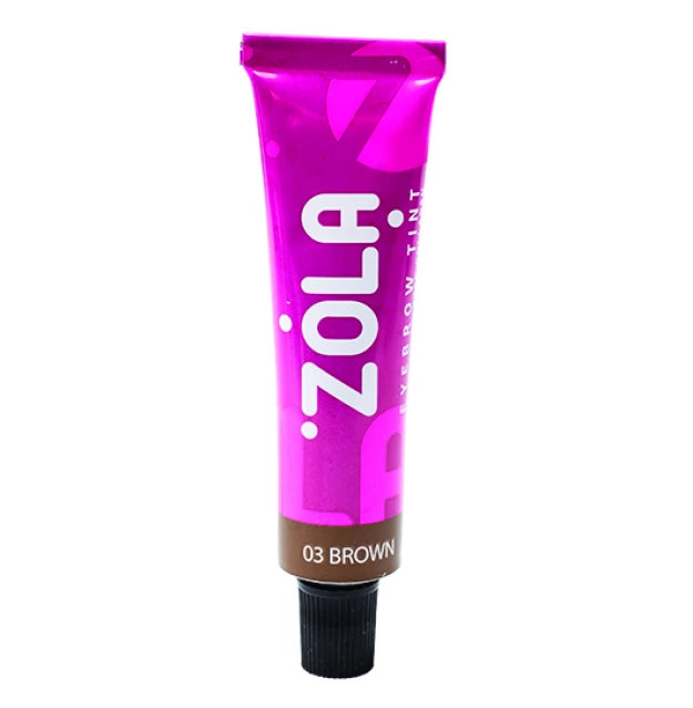 03 Brown Eyebrow tint with collagen ZOLA Eyebrow Tint, 15 ml / TUBE