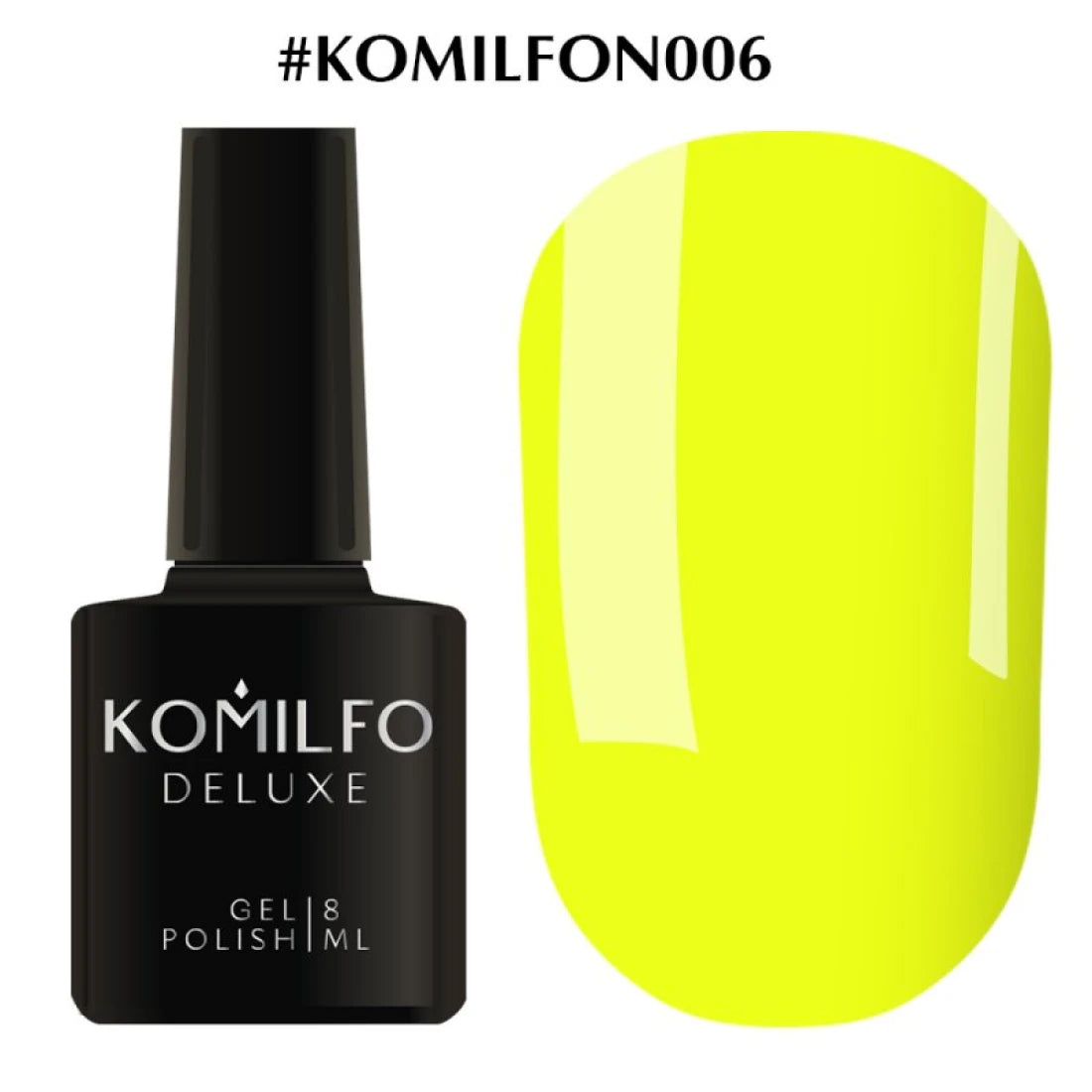 GEL POLISH DELUXE SERIES N006, 8 ML KOMILFO