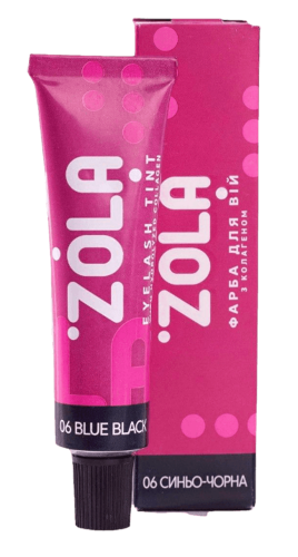 ZOLA Eyelash Tint With Collagen 06 Blue-black 15ml.