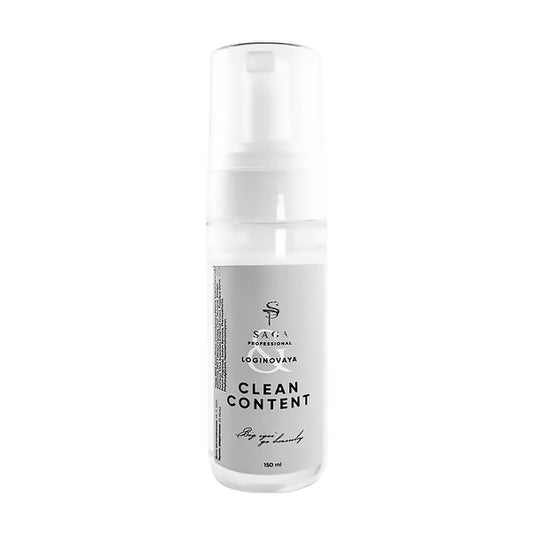 Saga Professional Nail Cleanser Foam Clean Content 150 ml