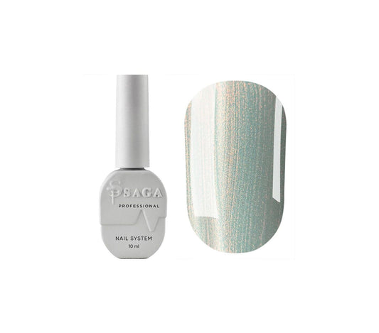 SAGA. Cat's Eye Gel Polish "Silk Cat", #04, 10 ml. Cat's Eye gel polish with pearl shimmer