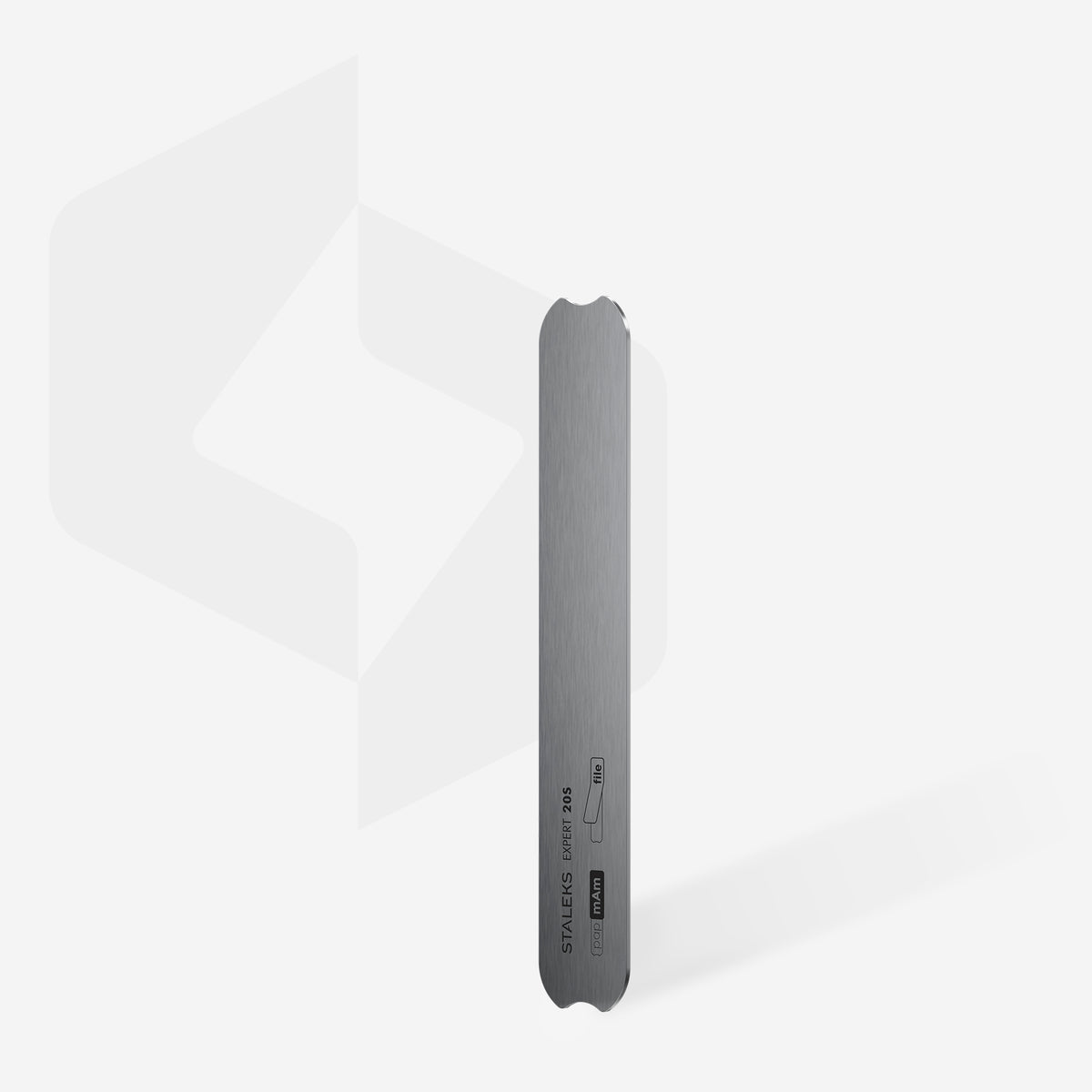 Straight metal base for nail file EXPERT 20s (130 mm)