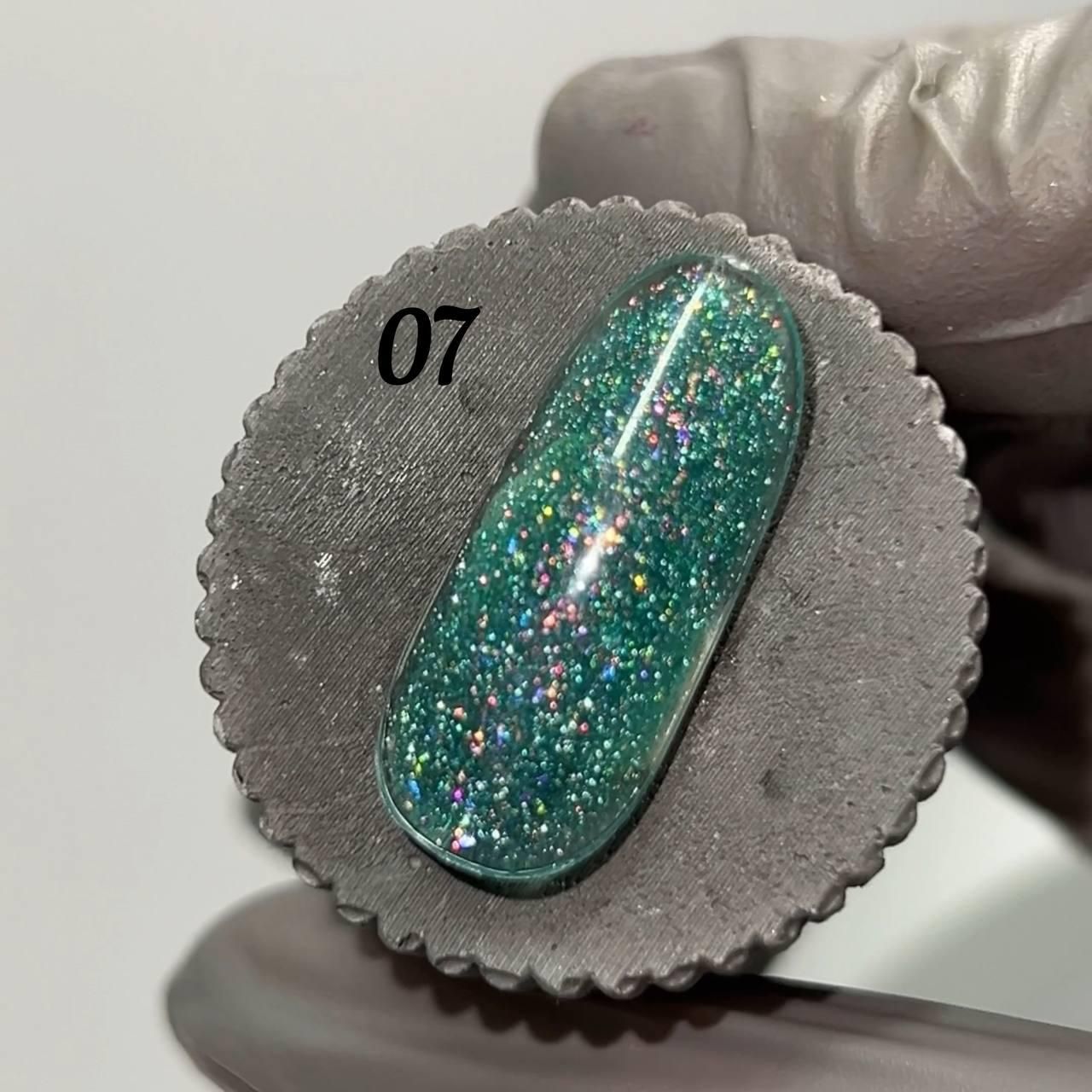 Danny №07  gel polish FIRE FLASH